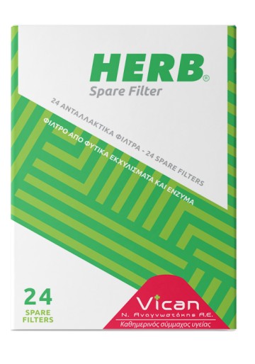 Herb Ανταλλακτικά φίλτρα πίπας. 24τεμ
