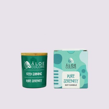 Candela Di Soia Aloe Colors Pure Serenity 150gr