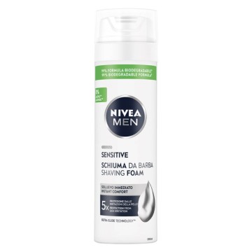Nivea Men Sensitive Shaving Foam, 200ml