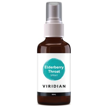 Viridian Organic Elderberry Throat Spray, 50ml Viridian Organic Elderberry Throat Spray, 50ml
