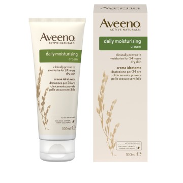 Aveeno Daily Moisturizing Cream Овлажняващ крем за тяло, 100 мл