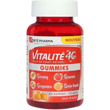 Forte Pharma Vitality 4G 60 жевательных таблеток