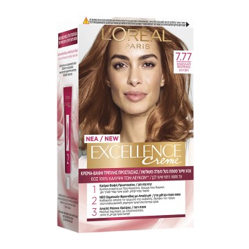 LOreal Excellence Creme No 7.77 Chocolate Bright Hair Dye 48ml