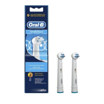Oral B Interspace ، قطع غيار للتنظيف بين الأسنان 2 قطعة