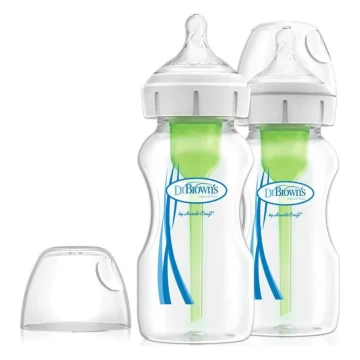 Opciones de promoción del Dr. Browns + Biberón de vidrio anticólicos de flujo natural... Opciones de promoción del Dr. Browns + Biberón de vidrio anticólicos de flujo natural...
