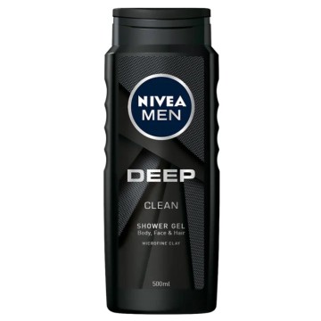 Nivea Men Deep Clean душ гел 500 мл