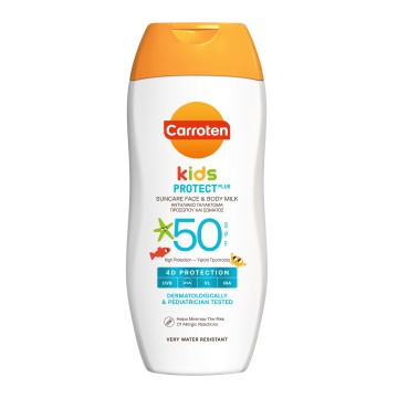 Carroten Kids Protect Plus Αντηλιακό Γαλάκτωμα SPF50, 200ml Carroten Kids Protect Plus Αντηλιακό Γαλάκτωμα SPF50, 200ml