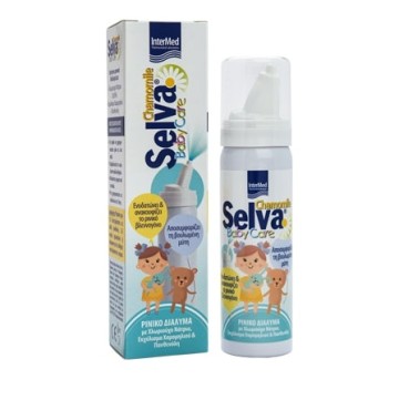 Intermed Selva Baby Care Назален разтвор за облекчаване на запушен и раздразнен бебешки/деца нос 150 ml