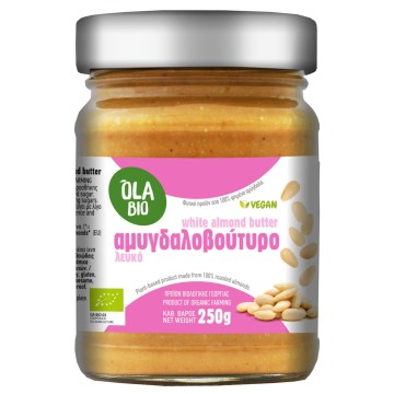 Ola Bio White Almond Butter, 250g
