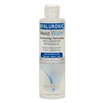 Froika Hyaluronic Moist Water, Eau Démaquillante Visage et Yeux 200 ml