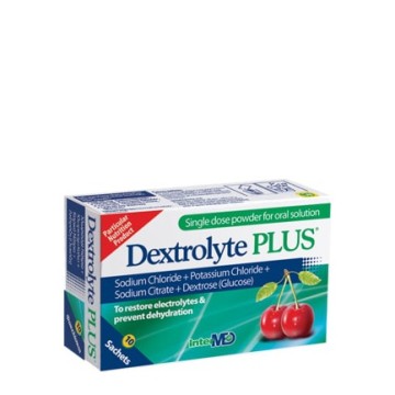 Intermed Dextrolyte Plus Ηλεκτρολύτες 10φακελάκια