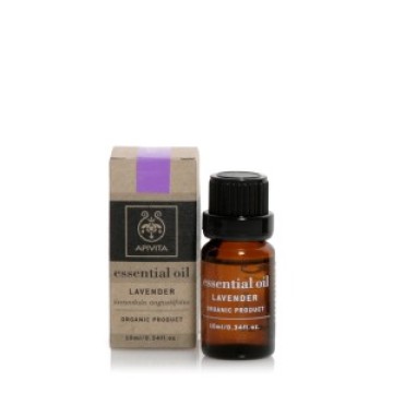 Apivita Essential Oil, Αιθέριο Έλαιο με Λεβάντα 10ml Apivita Essential Oil, Αιθέριο Έλαιο με Λεβάντα 10ml