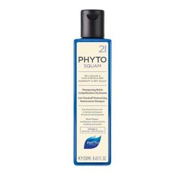 Phyto Phytosquam Почистващ шампоан против пърхот за пърхот и суха коса 250 мл