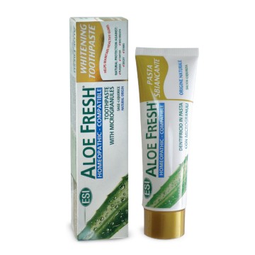 ESI Aloe Fresh Whitening Paste Избелваща паста за зъби, подходяща за хомеопатия 100 ml