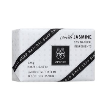 Apivita Natural Soap Σαπούνι με Γιασεμί για χαλάρωση 125gr