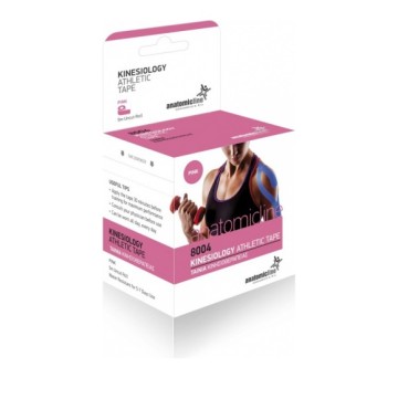 Anatomicline Tape kinesiology Athletic Tape Ροζ 5cm X 5m 1τμχ