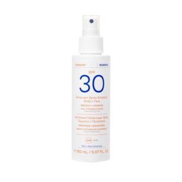 Korres Yoghurt Suncreen Spray Emulsion Face & Body SPF30 150ml Korres Yoghurt Suncreen Spray Emulsion Face & Body SPF30 150ml