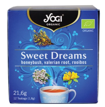Yogi Tea Sweet Dreams (شجيرة العسل ، جذر فاليريان ، رويبوس) 12 Fac.