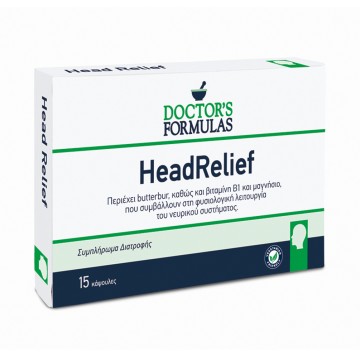 Doctors Formulas Head Relief 15 capsules Doctors Formulas Head Relief 15 capsules