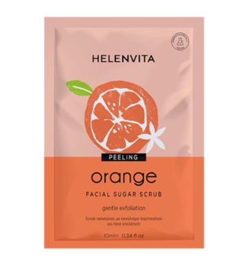 Helenvita Orange Face Sugar Scrub 10ml Helenvita Orange Face Sugar Scrub 10ml