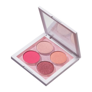 Shtatëmbëdhjetë Vibrant Eyes Quad Palette No 05 Rosy Nude, 6.7g