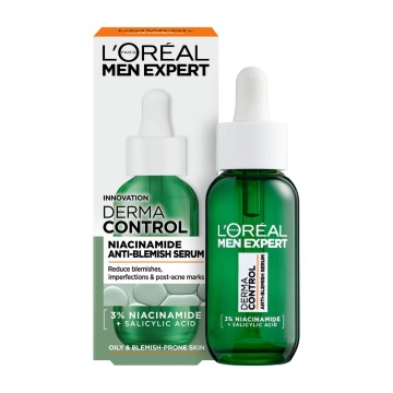 LOreal Paris Men Expert Derma Control Niacinamide Anti-Blemish Seru... LOreal Paris Men Expert Derma Control Niacinamide Anti-Blemish Seru...