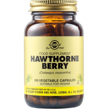 Solgar Hawthorne Berry, 100 растительных капсул