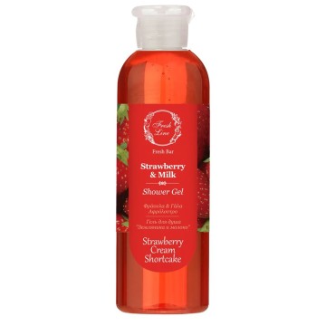 Fresh Line Strawberry & Milk Αφρόλουτρο 1000ml