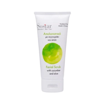 Gommage visage Sostar Focus au concombre et à l'aloès 75 ml