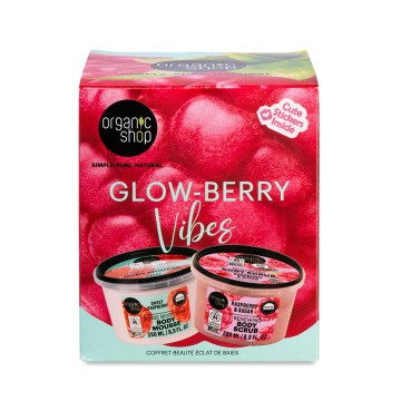 Organic Shop Glow-Berry Vibes with Body Mousse, 250ml & Body Scrub,... Organic Shop Glow-Berry Vibes with Body Mousse, 250ml & Body Scrub,...