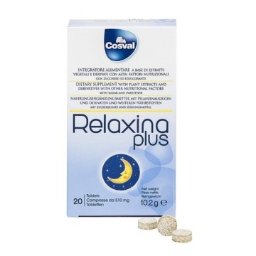 Cosval Relaxina Plus, 20 ταμπλέτες Cosval Relaxina Plus, 20 ταμπλέτες