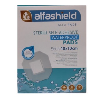 Karabinis Medical Alfashield Waterproof Adhesive Pads 10x10cm 5pcs