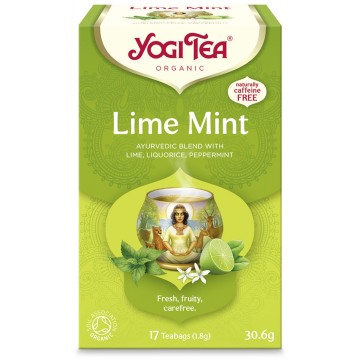 Yogi Tea Lime Mint Βιο 30.6gr, 17 Φακελάκια