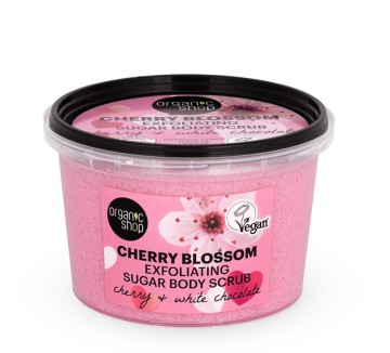 Organic Shop Cherry Blossom Exfoliating Sugar Body Scrub με Άνθος Κ...