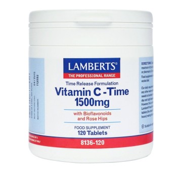 Lamberts Vitamin C Time Release 1500mg 120 Ταμπλέτες Lamberts Vitamin C Time Release 1500mg 120 Ταμπλέτες