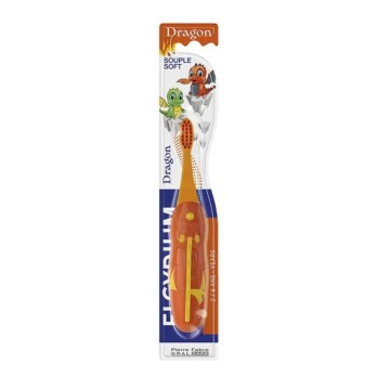 Elgydium Οδοντόβουρτσα Souple Soft Κόκκινος Δράκος για 2-6 ετών, 1 ...