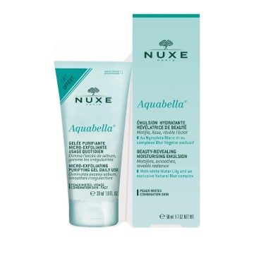 Nuxe Promo Aquabella Emulsion 50ml & Aquabella Exfoliant Gel 30ml هدية