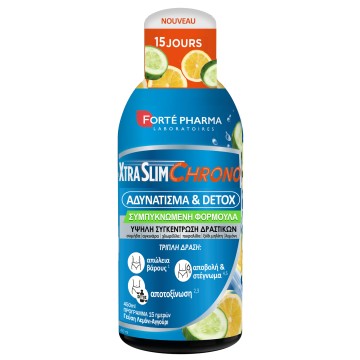 Forte Pharma XtraSlim Chrono Detox Drink με Γεύση Λεμόνι-Αγγούρι, 4... Forte Pharma XtraSlim Chrono Detox Drink με Γεύση Λεμόνι-Αγγούρι, 4...
