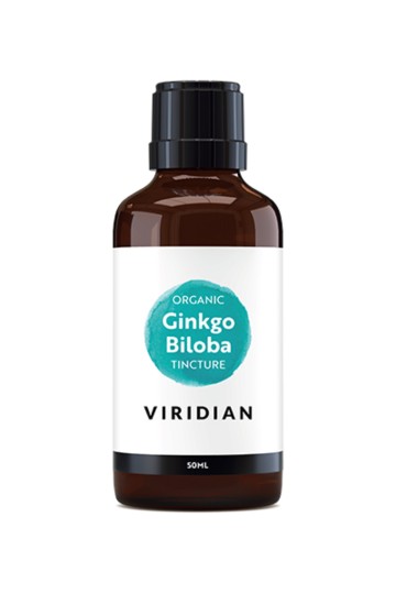 Viridian Organic Gingko Biloba Tincture, 50ml Viridian Organic Gingko Biloba Tincture, 50ml
