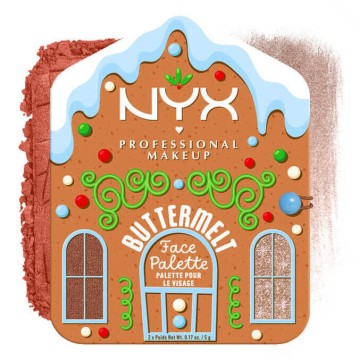 Nyx Professional Buttermelt Face Palette H25FP02, 2x5g