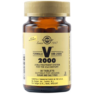 Solgar VM-2000 Ενέργεια, Τόνωση, Ενίσχυση Μυών 30 Tablets Solgar VM-2000 Ενέργεια, Τόνωση, Ενίσχυση Μυών 30 Tablets