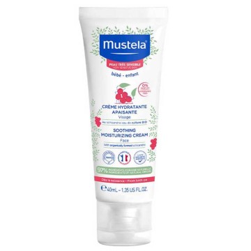 Mustela Soothing Moisturizing Face Cream, Βρεφική-Παιδική Καταπραϋν...