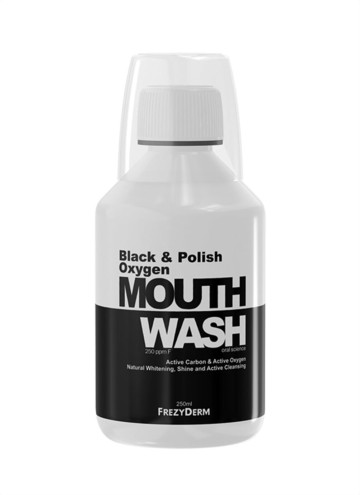 Frezyderm Mouthwash Black & Polish Oxygen 250ml Frezyderm Mouthwash Black & Polish Oxygen 250ml
