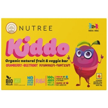 Nutree Kiddo Cranberry & Beetroot, 4X30g