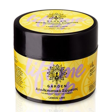 Garden Lemon Lime Body Scrub for Rejuvenation and Toning 200ml