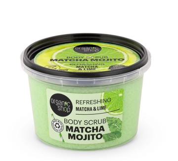 Organic Shop Refreshing Body Scrub Matcha Mojito 250ml