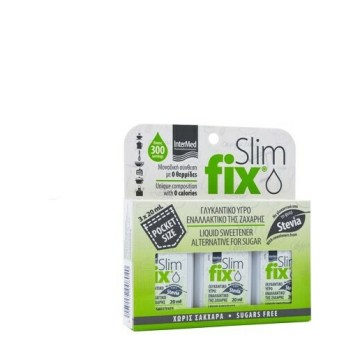 Intermend Promo Flim Fix Edulcorant Liquide Stevia 3x20ml