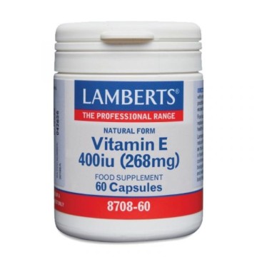 Lamberts Vitamin E 400iu Natural Form, 60 Caps