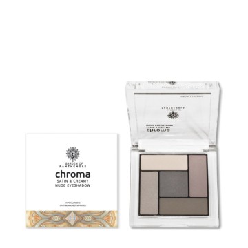 Garden of Panthenols Chroma Satin & Creamy Nude Палитра теней для век No1 Палитра теней для век 6 г