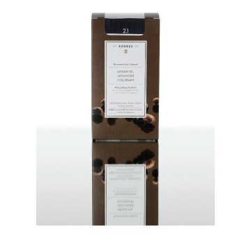 Korres Βαφή ARGAN OIL Advanced Colorant 2.1 Μαύρο Μπλε Korres Βαφή ARGAN OIL Advanced Colorant 2.1 Μαύρο Μπλε